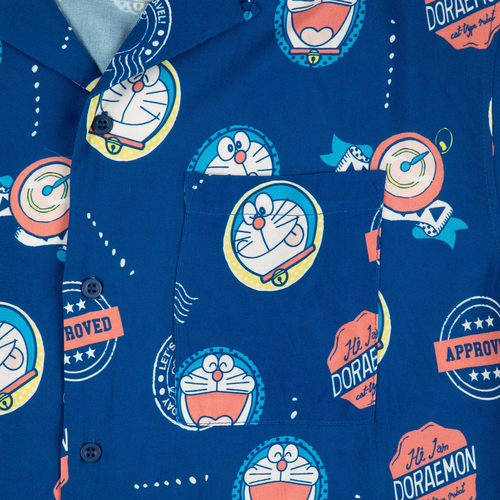 Doraemon Button-Down Shirt