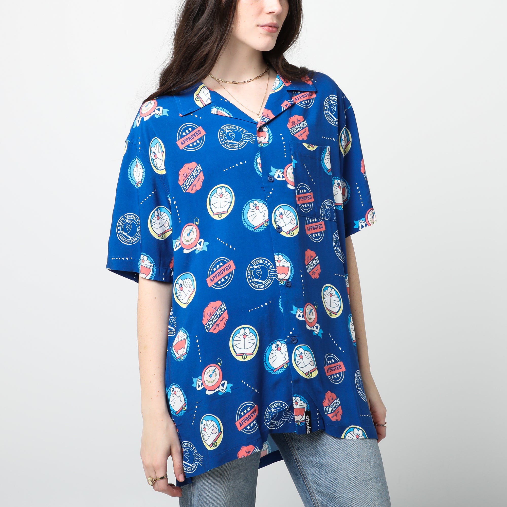 Doraemon Button-Down Shirt