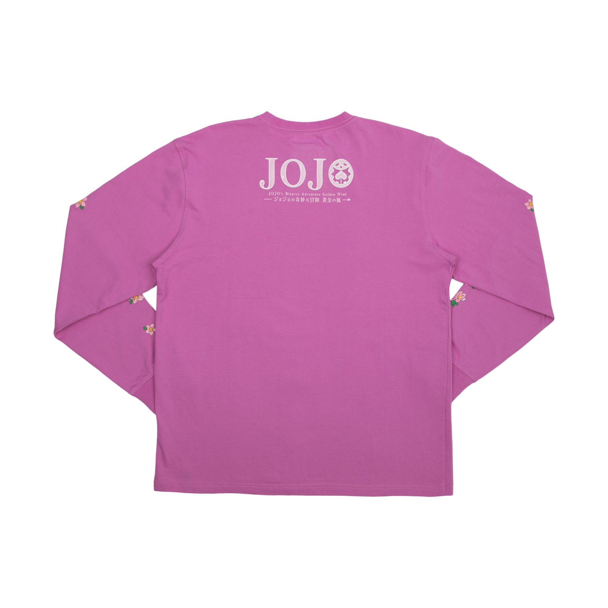 Golden Wind Giorno Floral Pink Long Sleeve