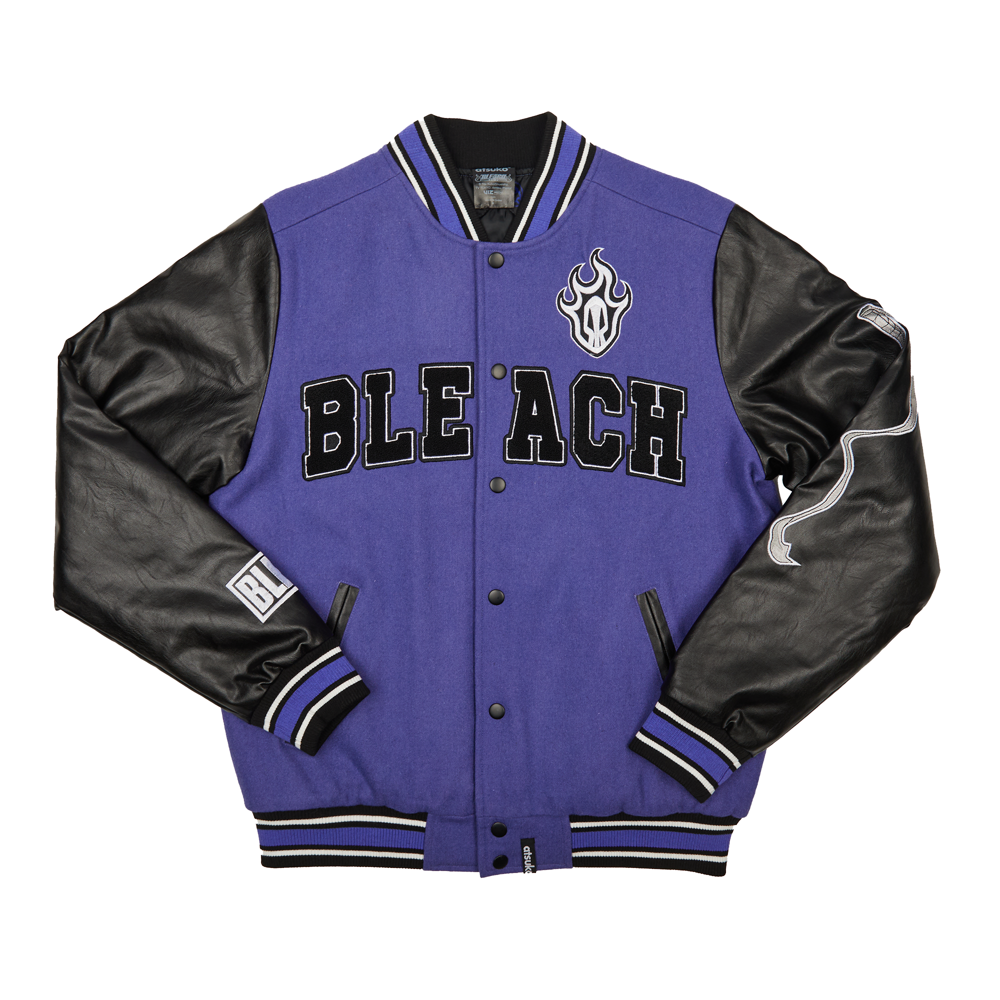 Ichigo Kurosaki Purple Varsity Jacket