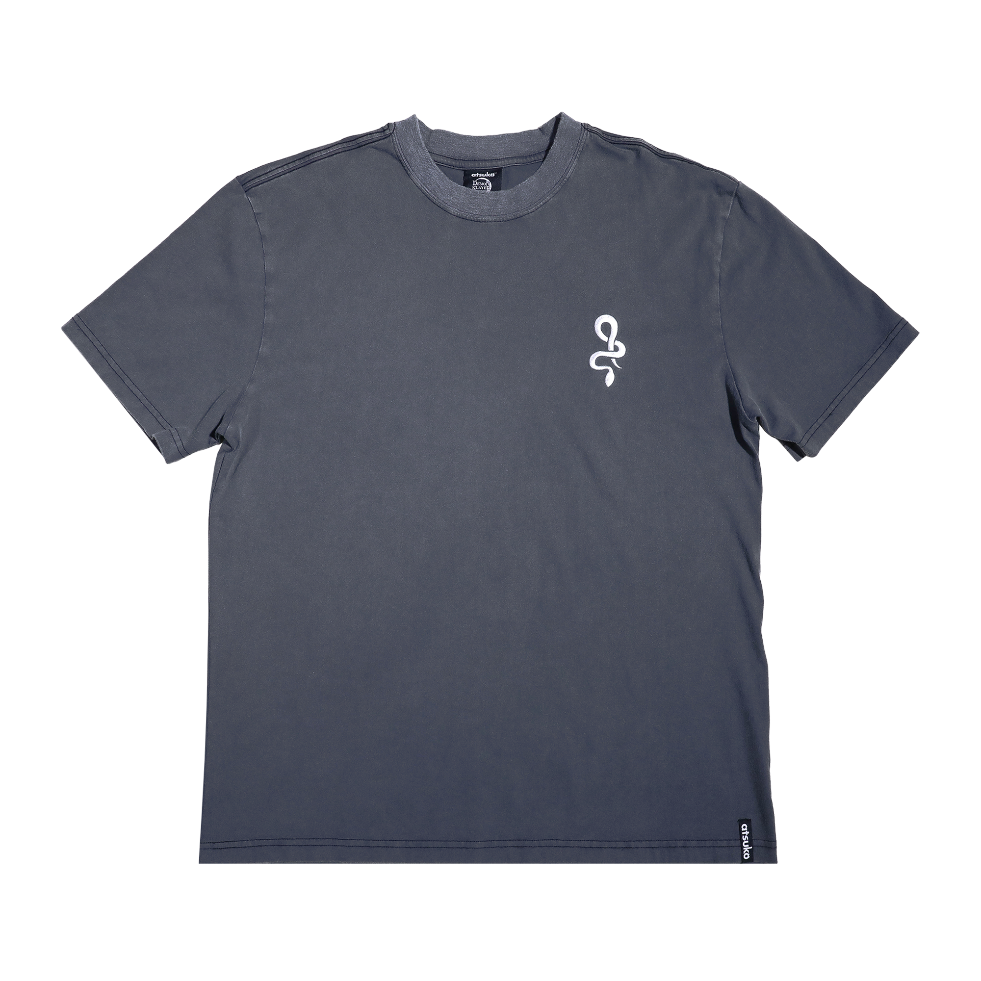 Obanai Iguro Mineral Wash Black Tee