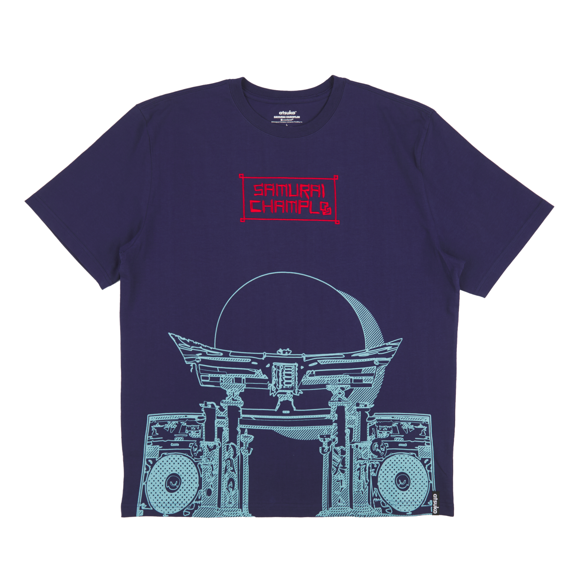 Boombox Checkpoint Blue Tee