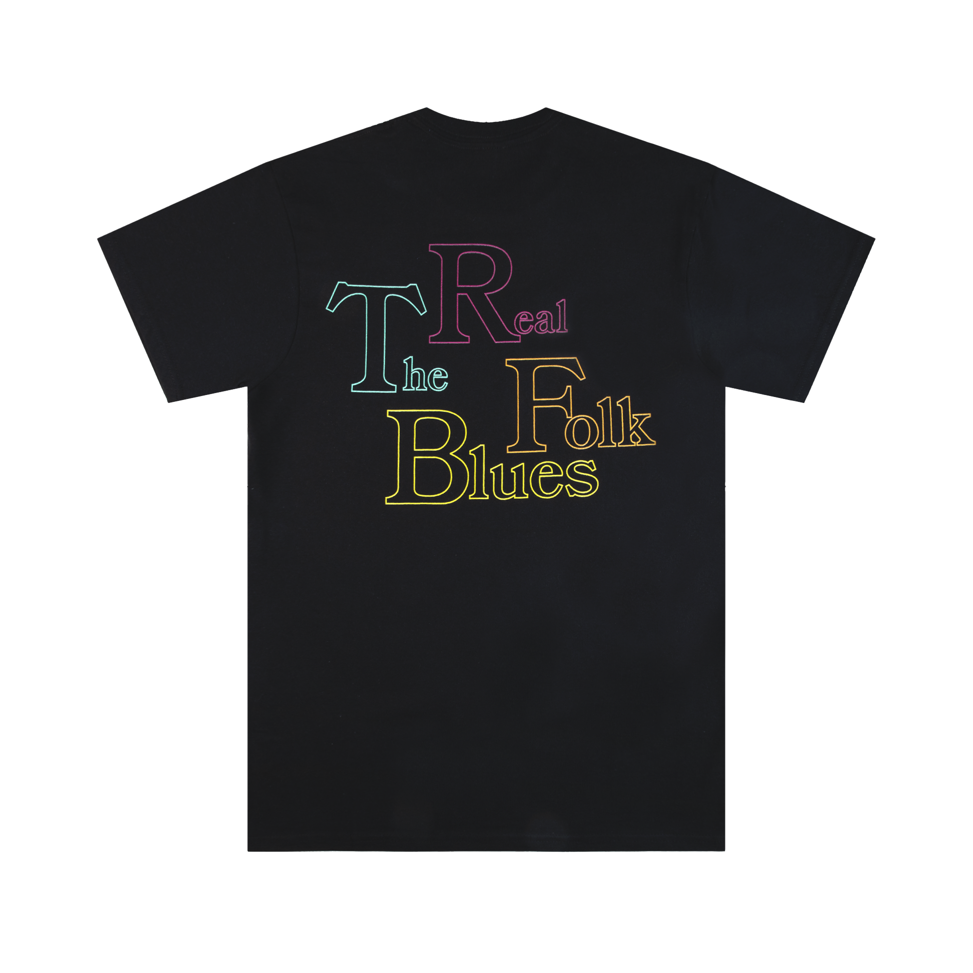 The Real Folks Blues Black Tee