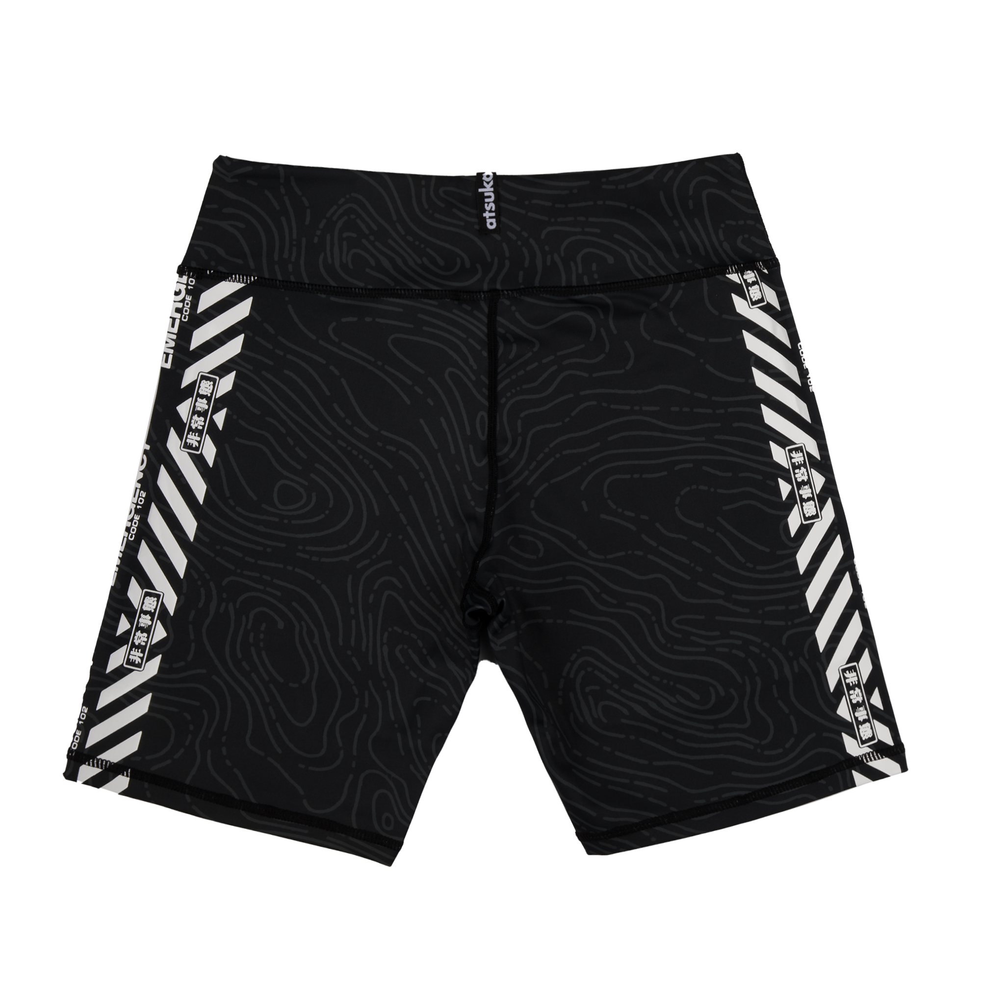 NERV Topography Print Women's Biker Shorts